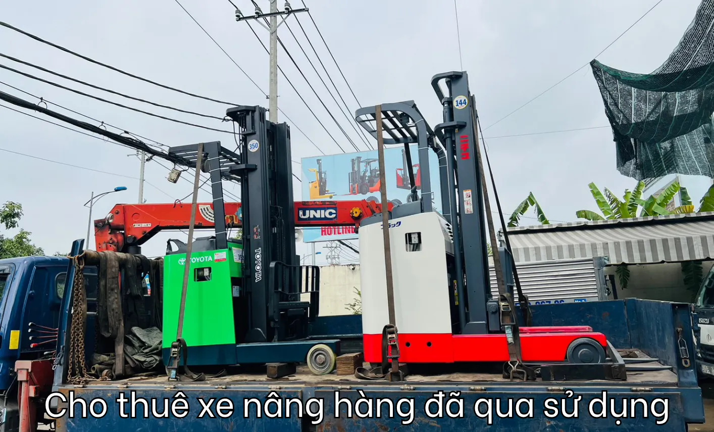 Cho thuê xe nâng đã qua sử dụng